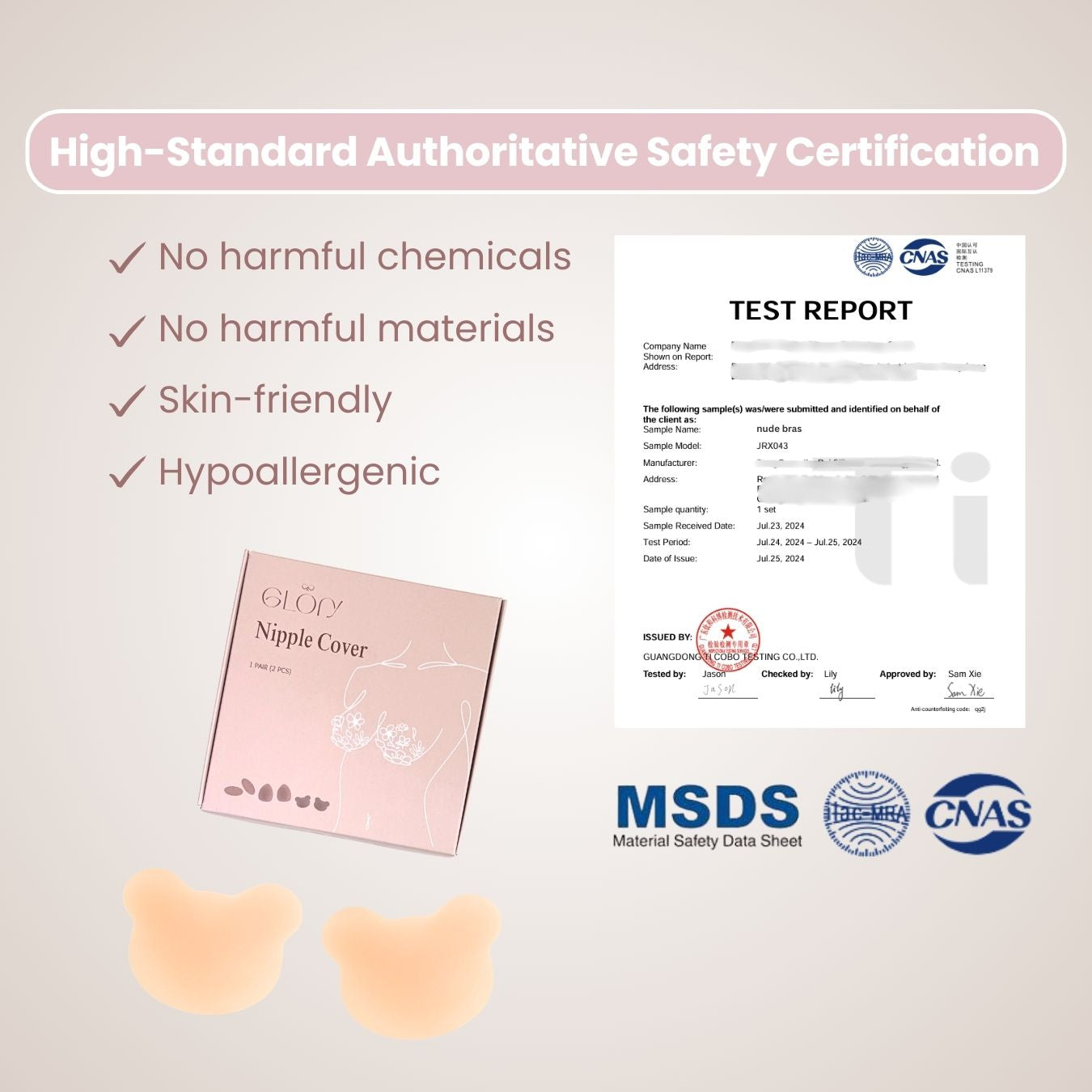 Glory Nipple Cover Panda