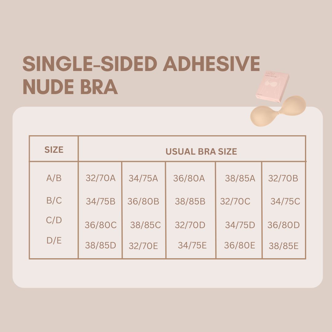 Glory Single-Sided Adhesive Nude Bra