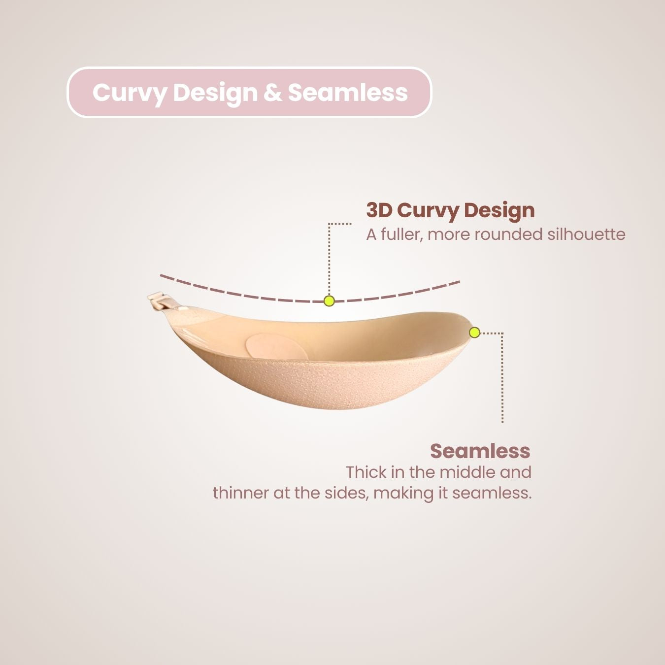 Glory Breathable Push-Up Nude Bra