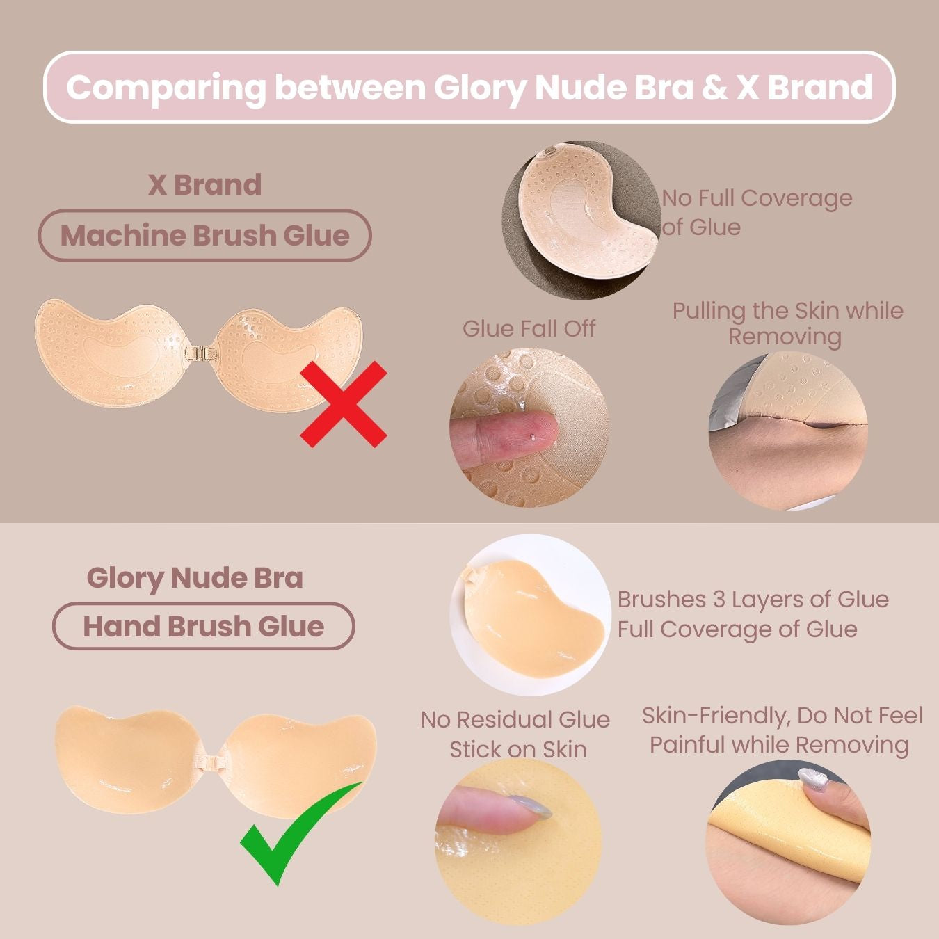 Glory Mango Shape Nude Bra
