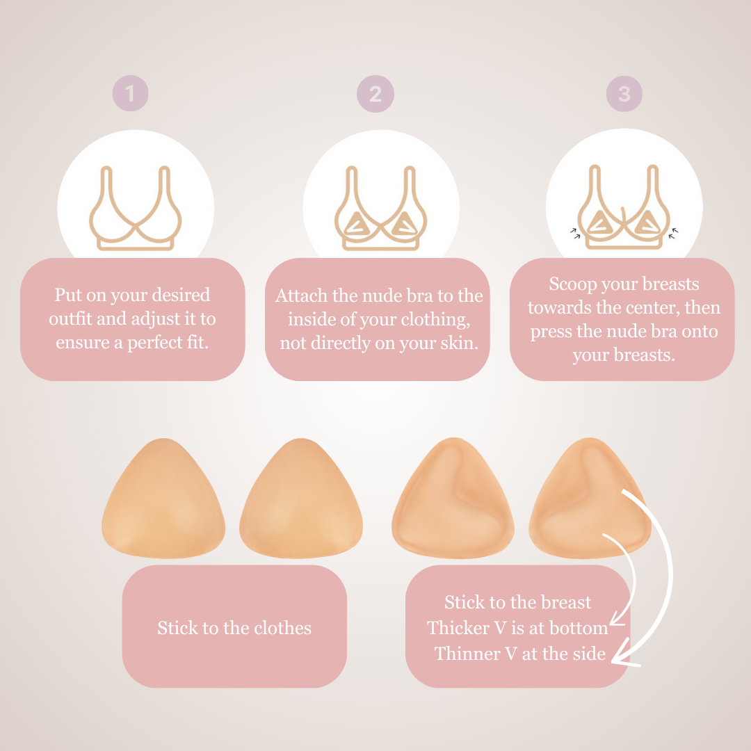Glory Double-Sided Adhesive Nude Bra