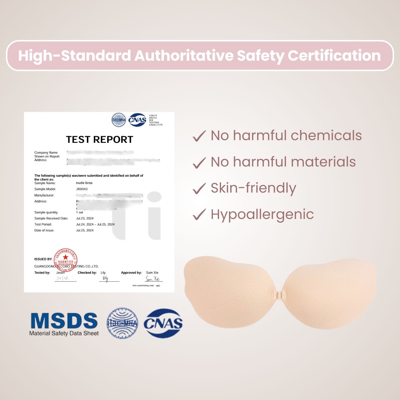 Glory Plus Support Nude Bra