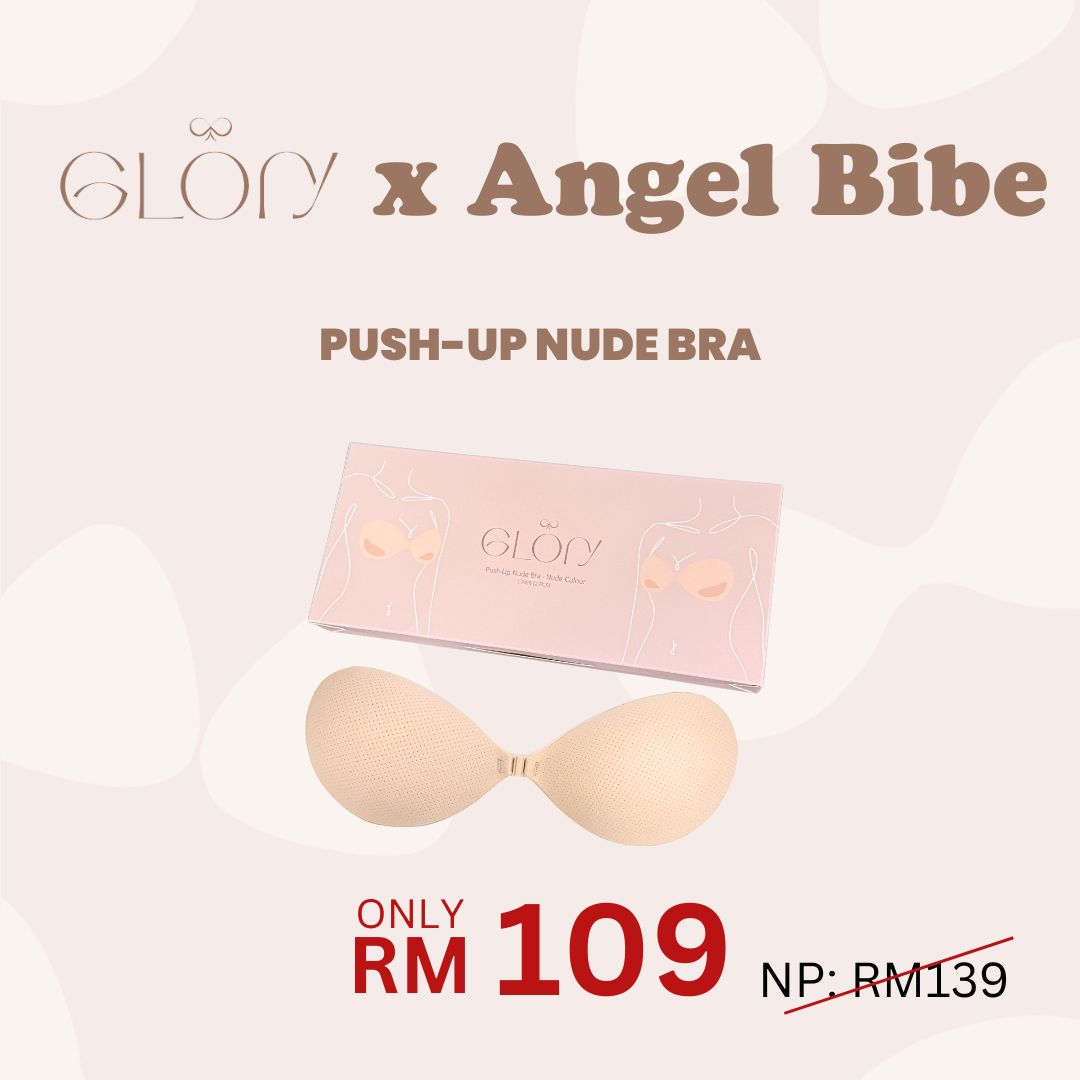 [GloryXAngel Bibe] Breathable Push-Up Nude Bra