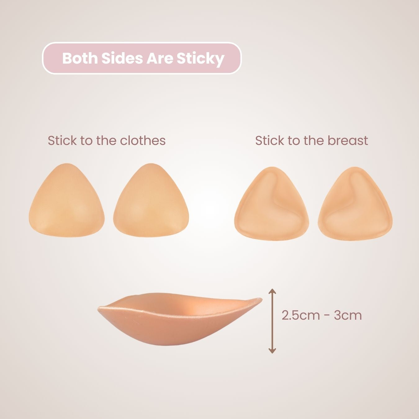 Glory Double-Sided Adhesive Nude Bra