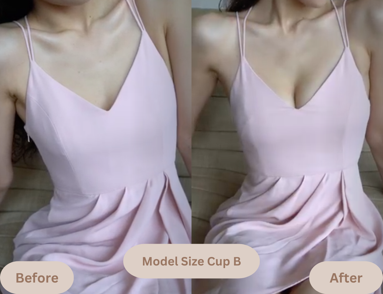 Double-Sided Adhesive Nude Bra - Glorious Boost V-Shaper