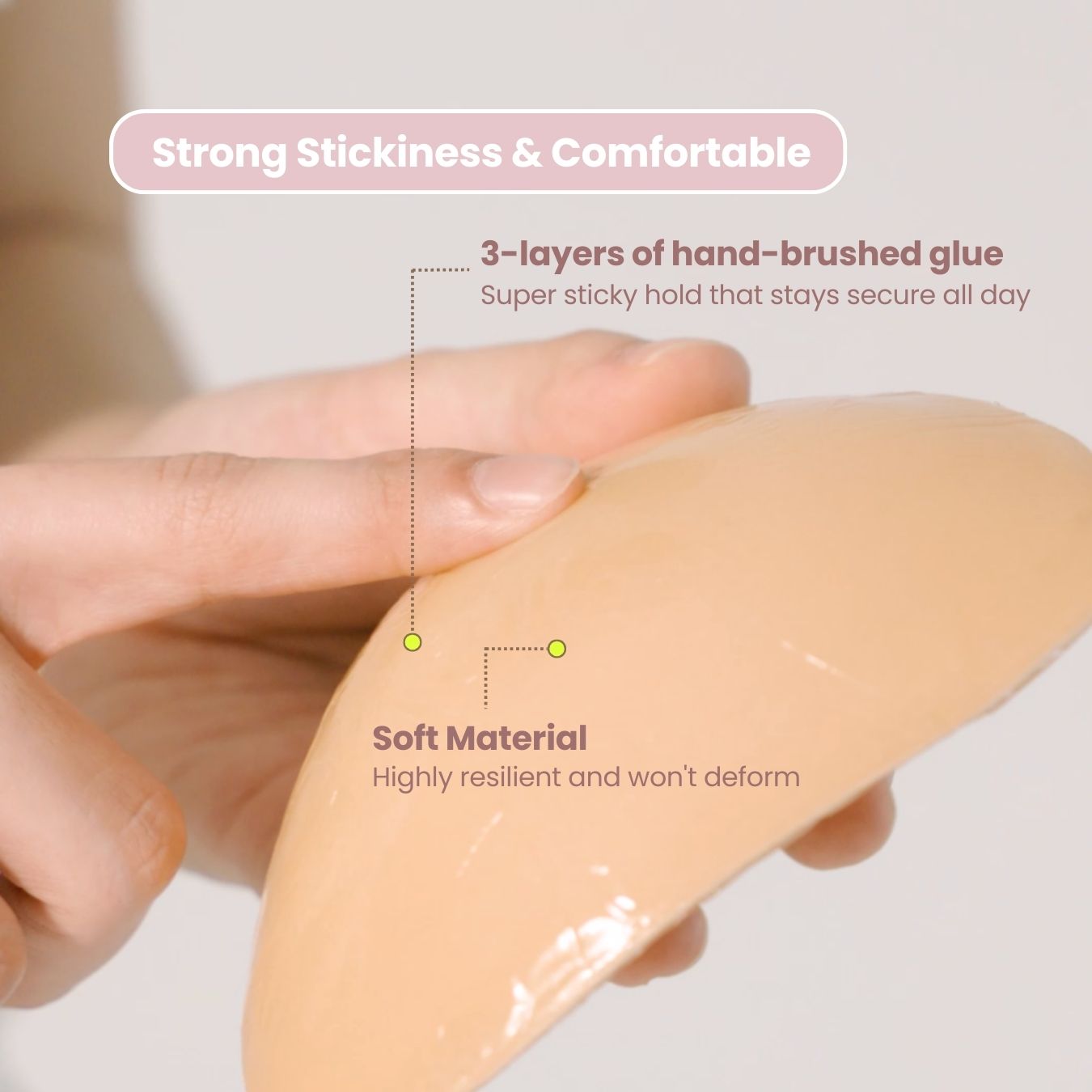 Glory Double-Sided Adhesive Nude Bra