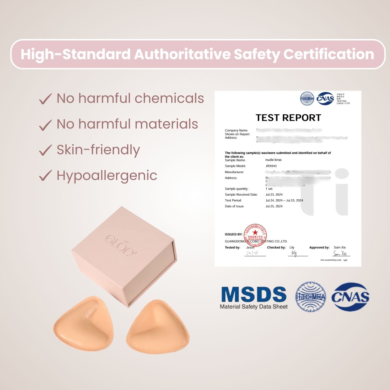 Glory Double-Sided Adhesive Nude Bra