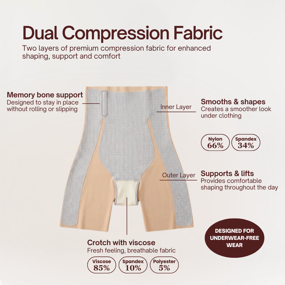 Double-Sided Adhesive Nude Bra + Body Shapewear