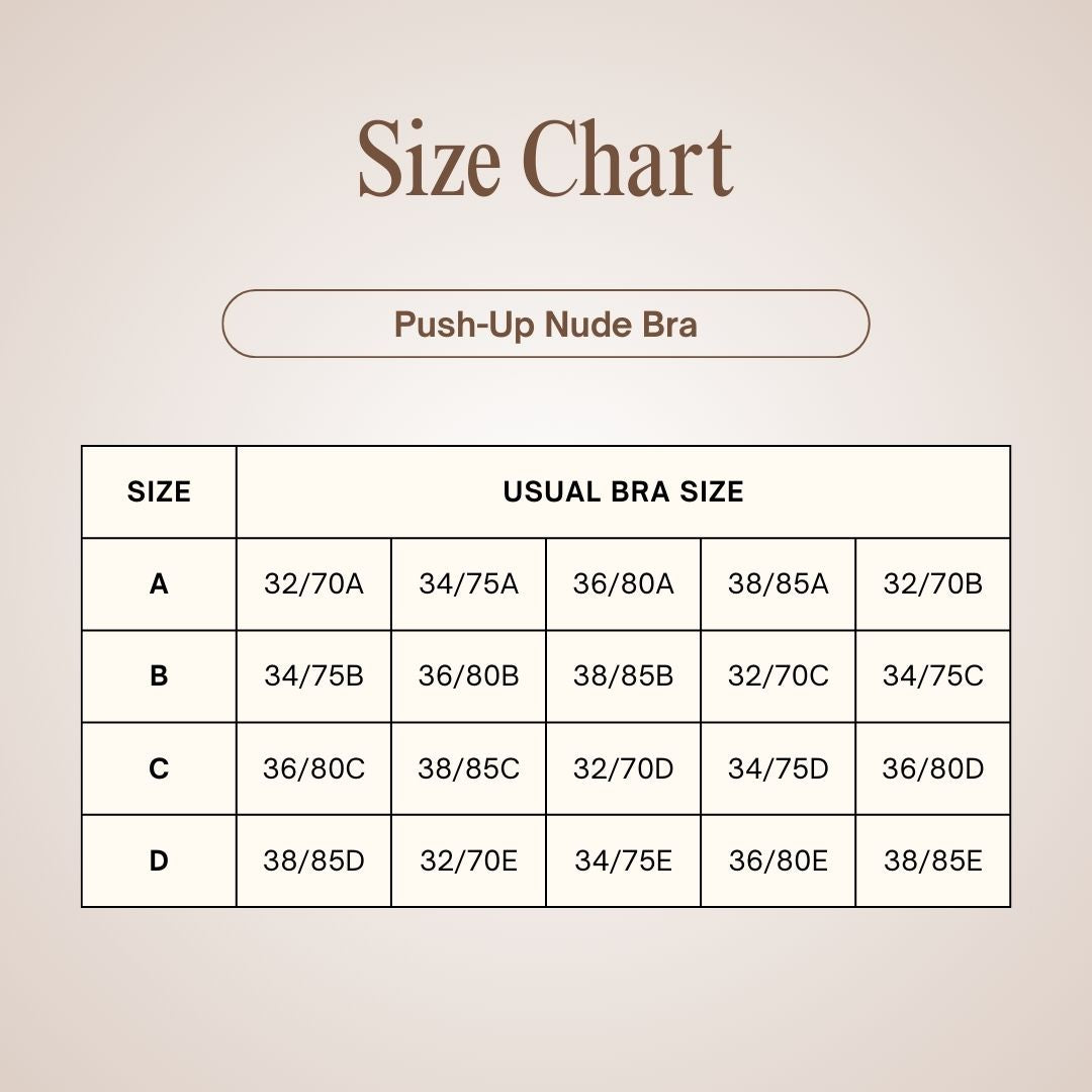 Glory Breathable Push-Up Nude Bra