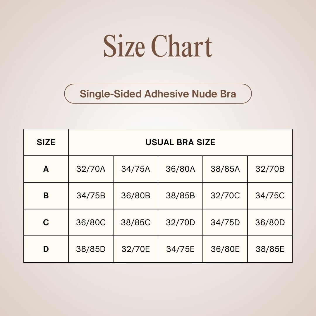 Glory Single-Sided Adhesive Nude Bra