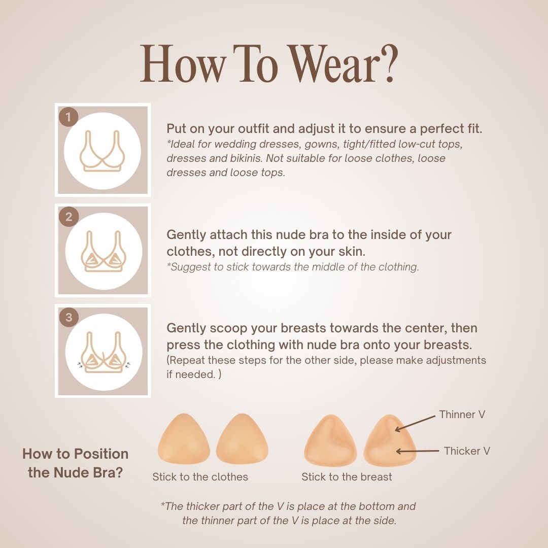 Glory Double-Sided Adhesive Nude Bra