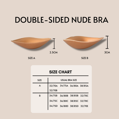 Double-Sided Adhesive Nude Bra - Glorious Boost V-Shaper